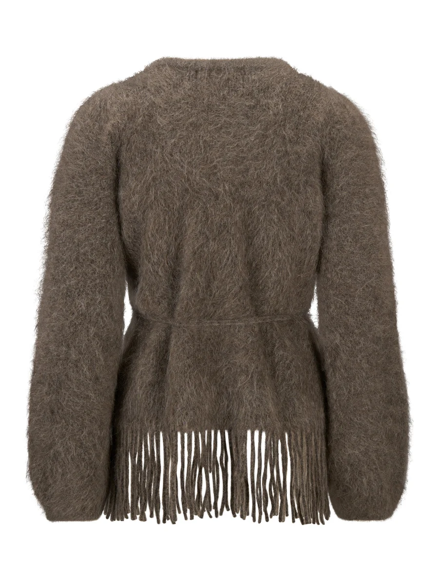 Ella & Il Fidele Chuncky Cardigan Brown - Bilde 4