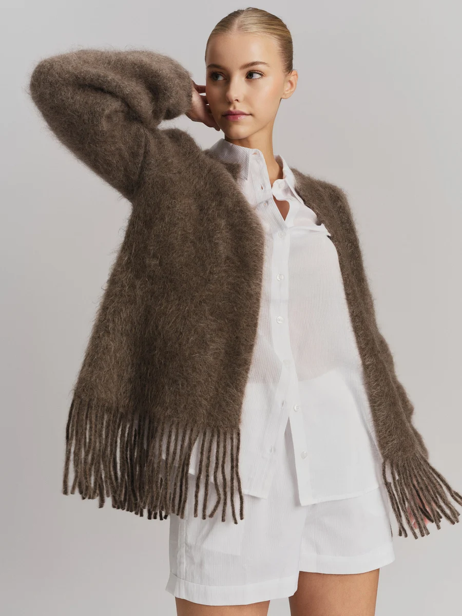 Ella & Il Fidele Chuncky Cardigan Brown