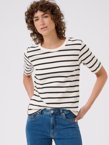 Part Two RatanaPW TShirt Dark Navy Stripe