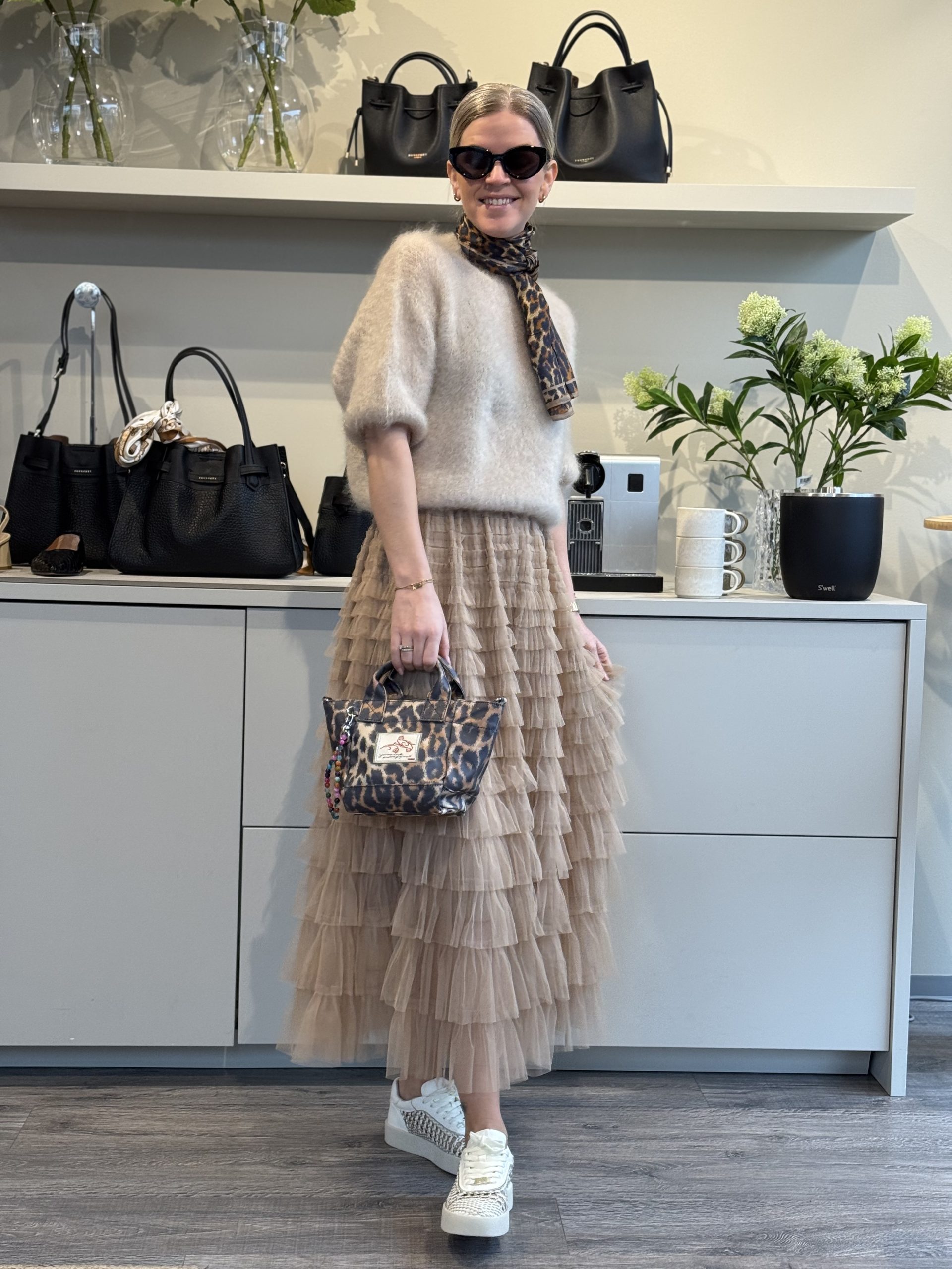 FPWL Mochy Kappeskjørt Beige Onesize - Bilde 2