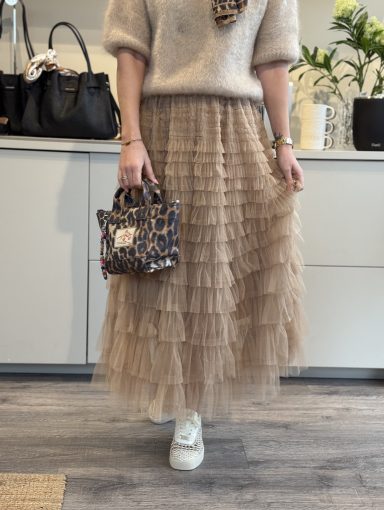 FPWL Mochy Kappeskjørt Beige Onesize