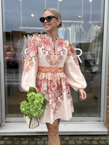 From Paris With Love Dress 8100 Beige/Orange