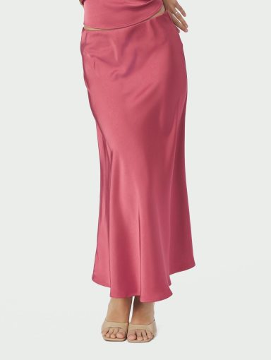 Neo Noir Bovary Skirt Cherry Pink