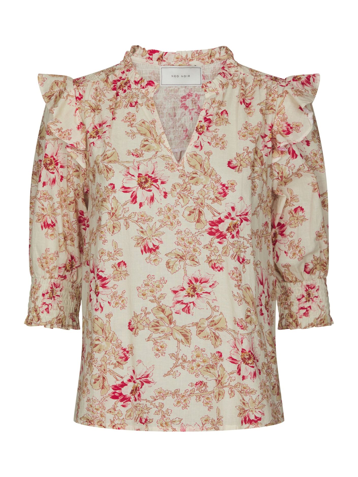 Neo Noir Davina Flower Rose Blouse - Bilde 3