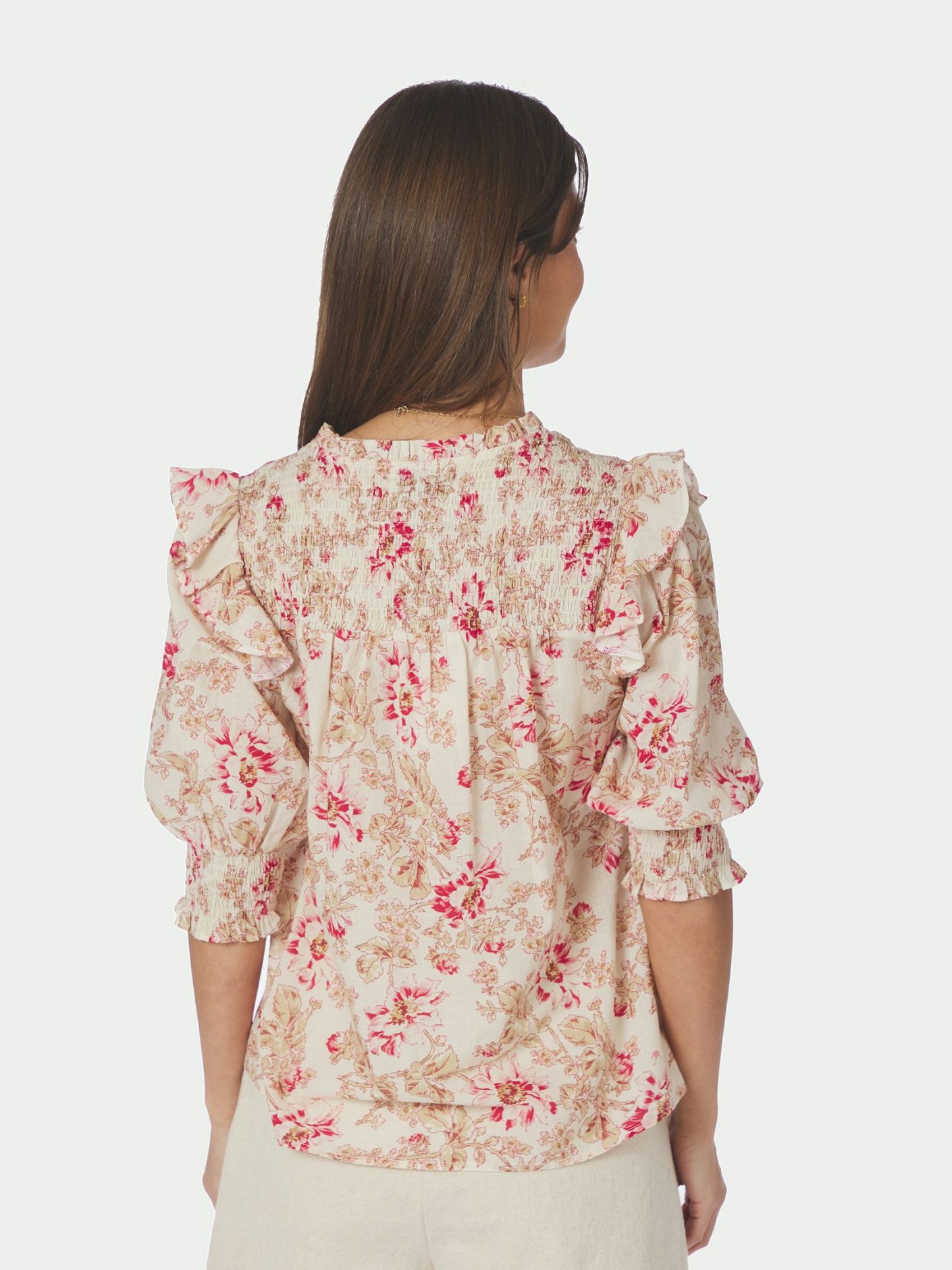 Neo Noir Davina Flower Rose Blouse - Bilde 2