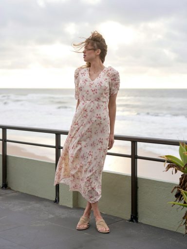Neo Noir Vira Floral Dress