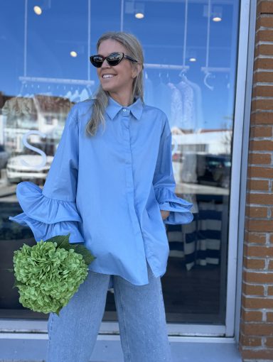 FPWL Skjorte med Rysjeerme Blue