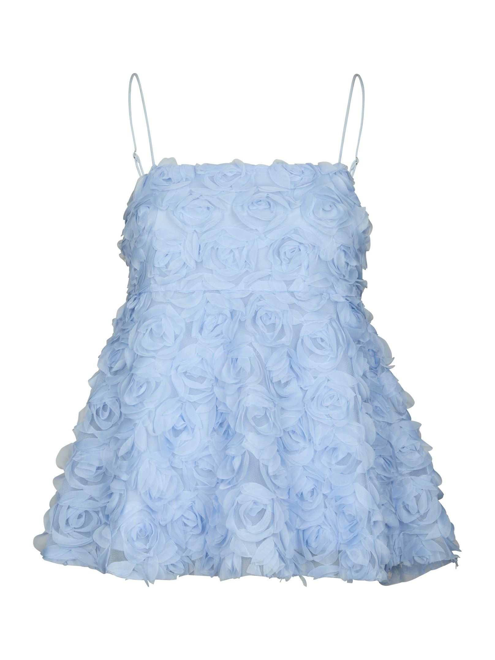 Neo Noir Kenli Flower Top Light Blue - Bilde 5
