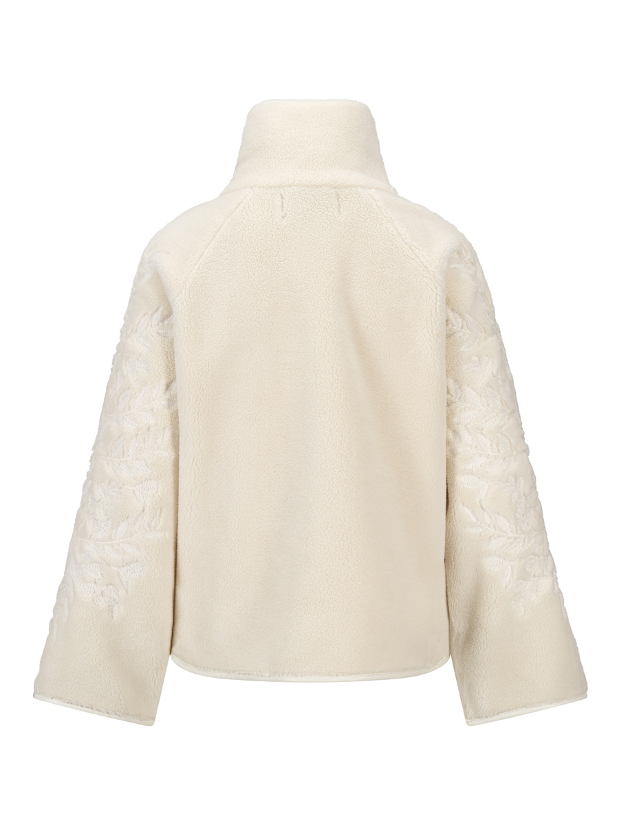 Ella & il Enya Fleece Half Zip Cream - Bilde 5