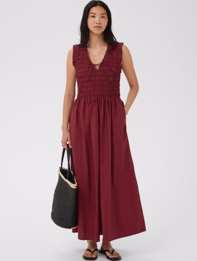 PART TWO BorgnettePW Dress Burnt Russet