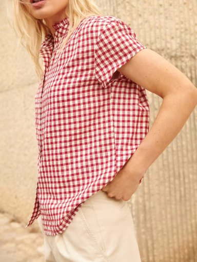 PART TWO BjankaPW Blouse Burnt Russet Check
