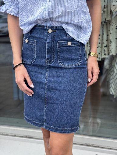 Miss Bon Skirt 78329 Dark Denim