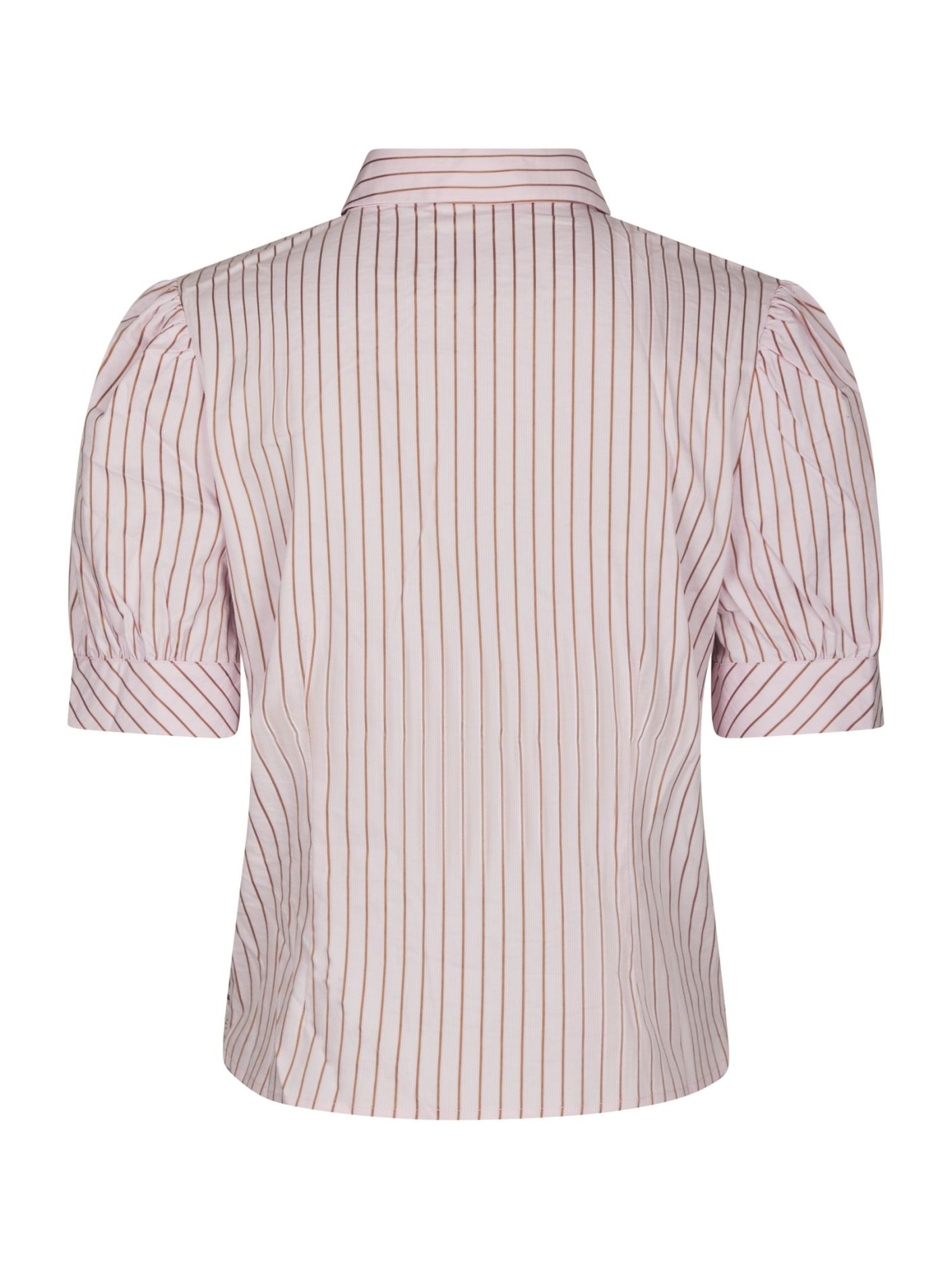 Neo Noir Frannie Structure Stripe Shirt Light Pink - Bilde 3