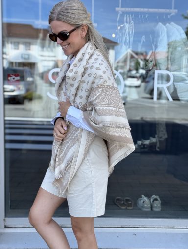 Noma Stephanie skjerf Beige