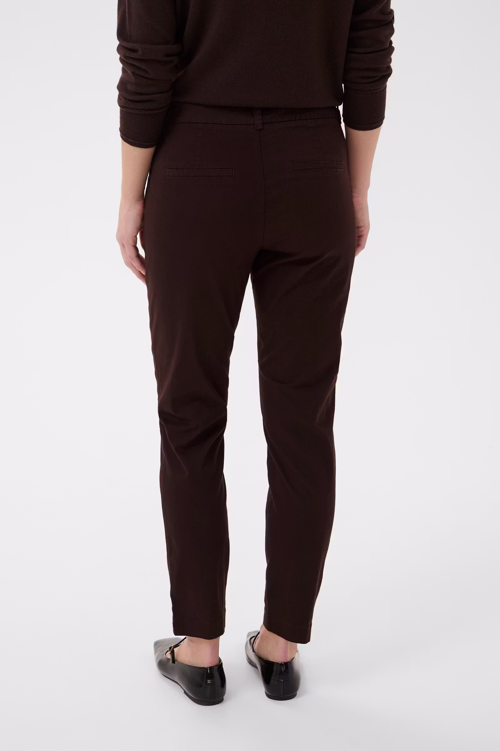Part Two SoffysPW Fitted chino pants Mole - Bilde 2
