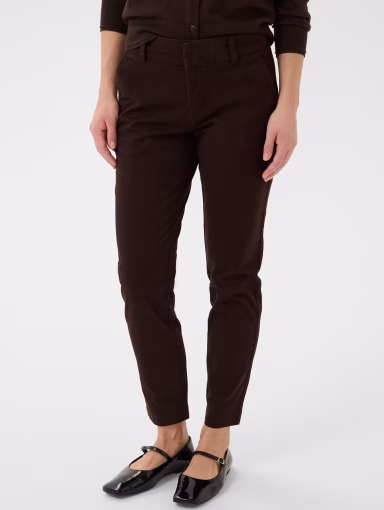 Part Two SoffysPW Fitted chino pants Mole