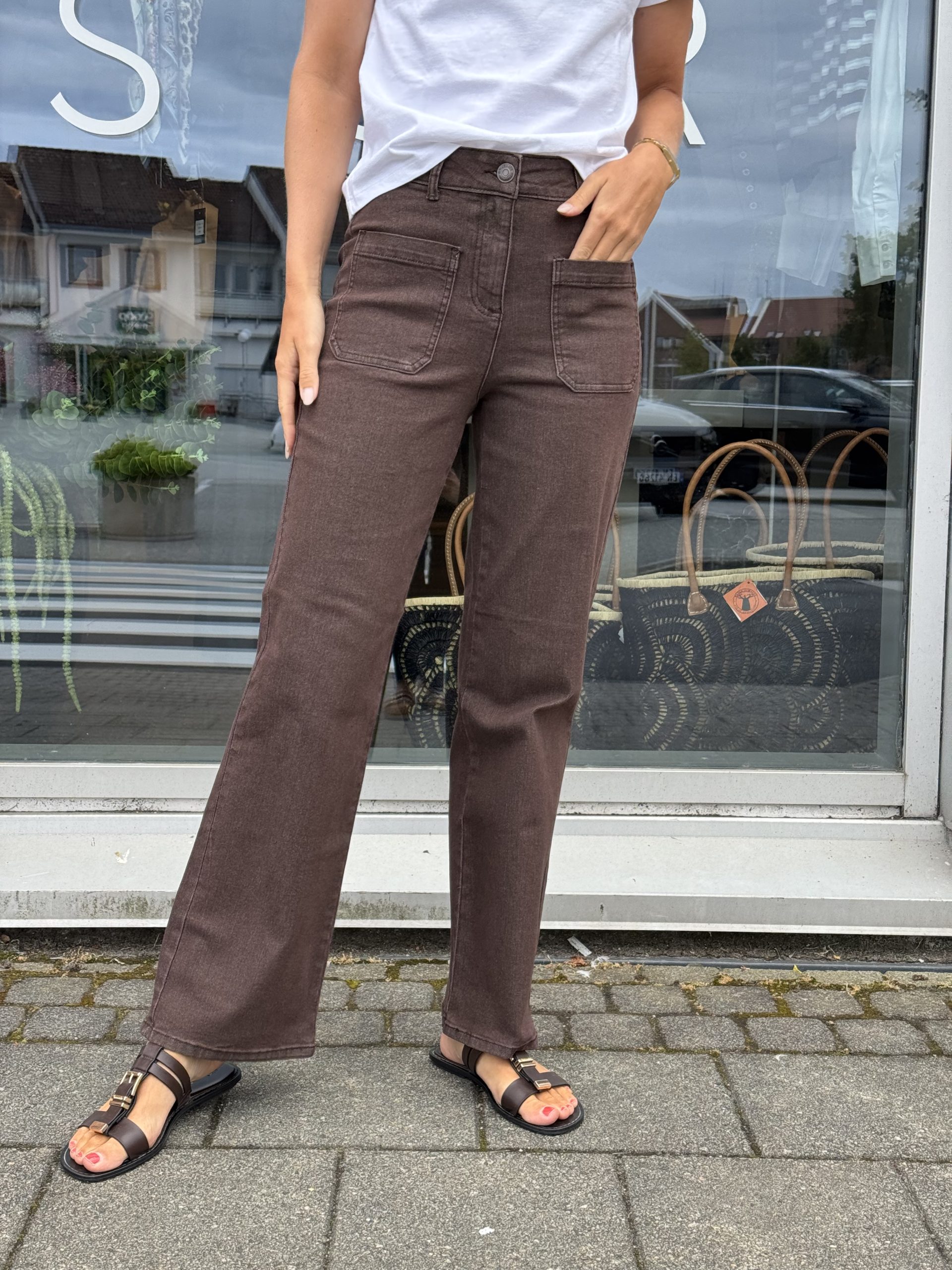 Ane Mone Comfy Jeans Brown