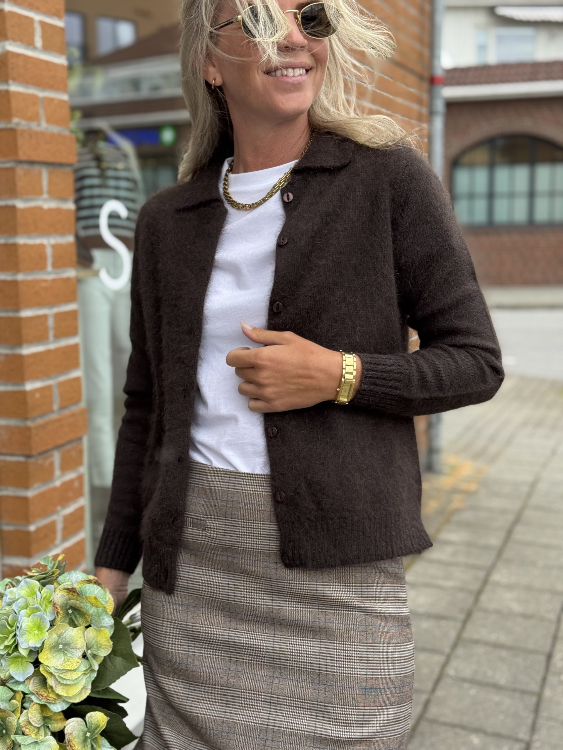 Ane Mone Morgan Cardigan Brown