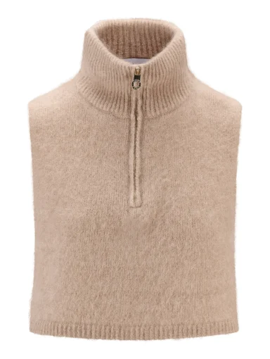 Ella & il Belinda Chunky High Neck Beige