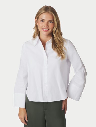 Neo Noir Drew Shirt White