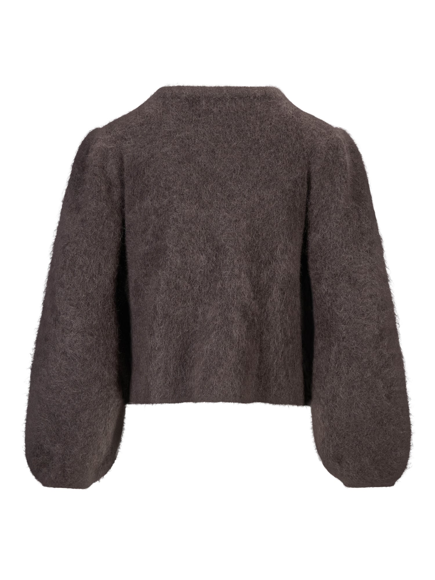 Ella & il Amelia Chunky Cardigan Dark Brown - Bilde 2
