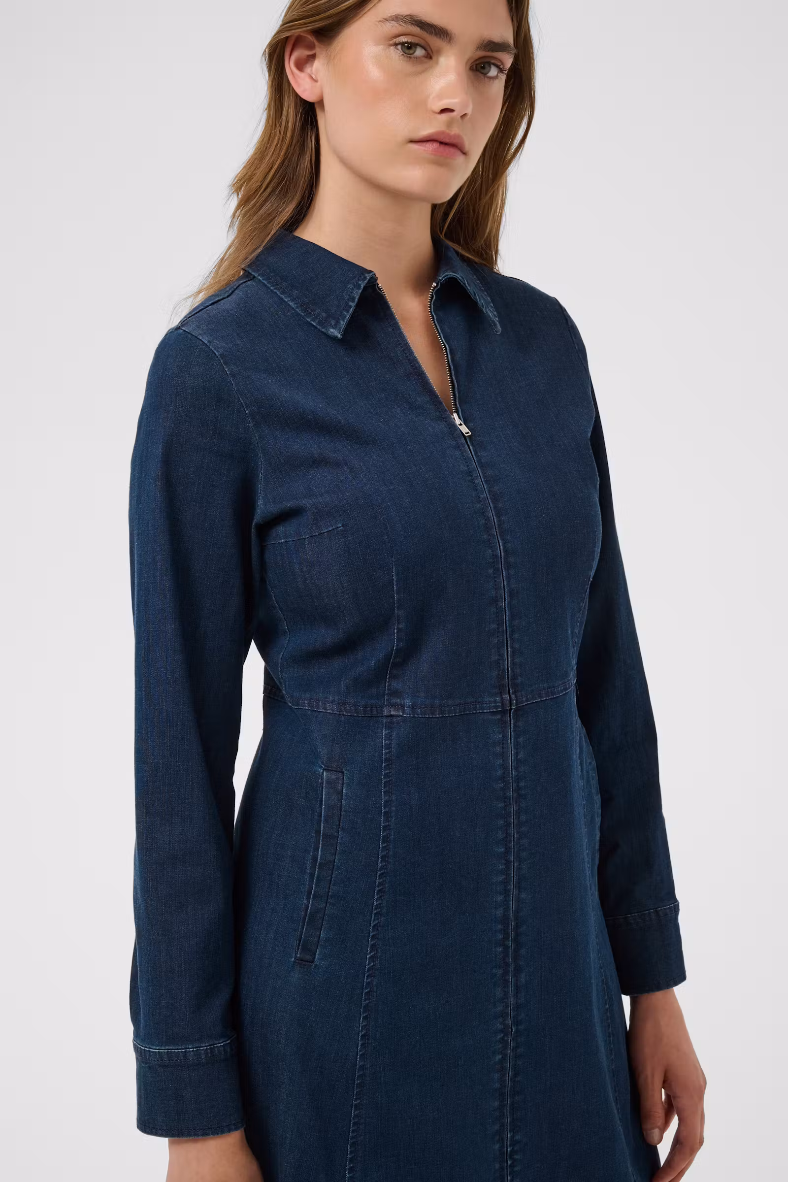 Part Two ChenillaPW Dress Dark Blue Denim - Bilde 2