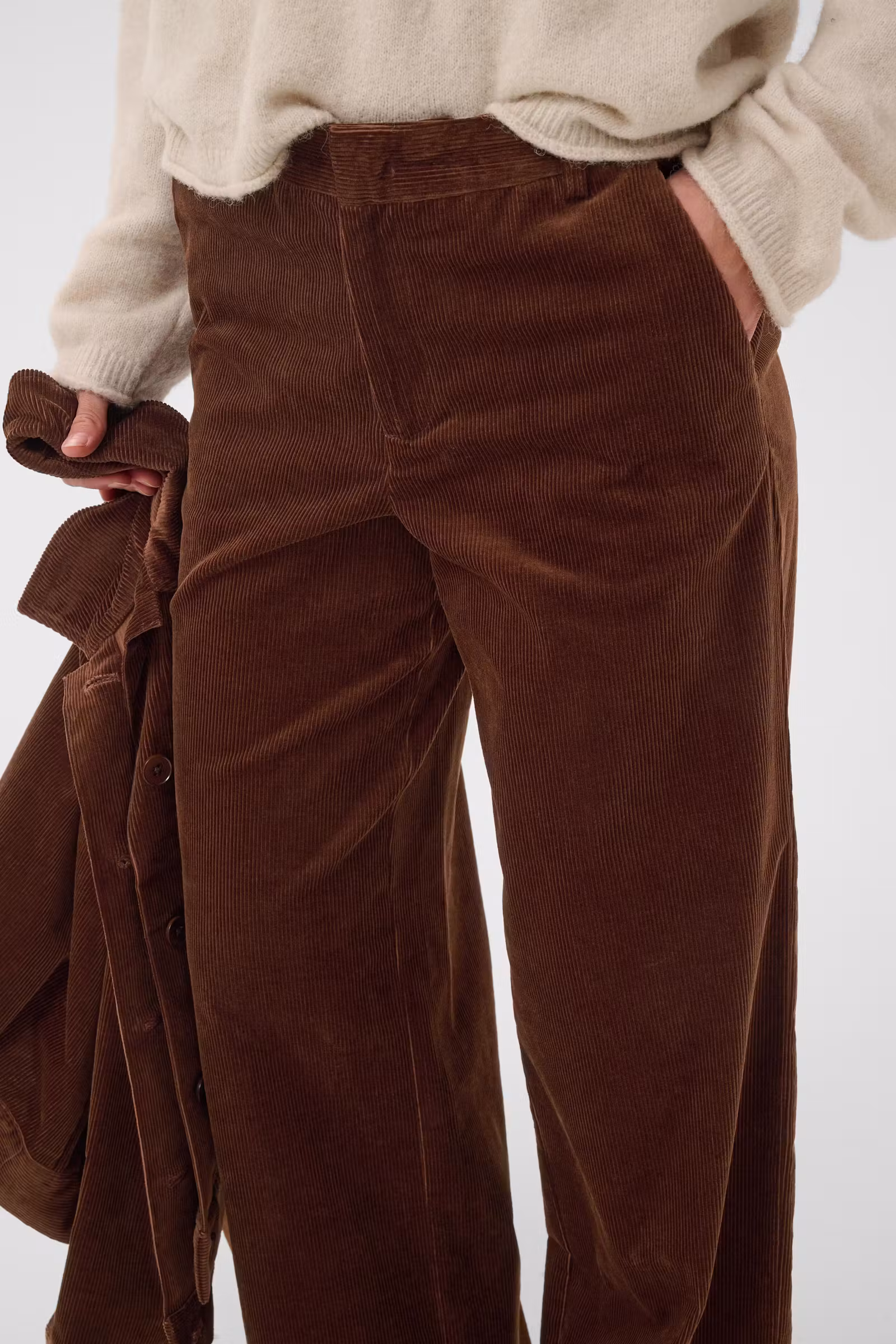 Part Two ColumbaPW Pants Downtown Brown - Bilde 3