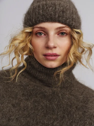 Ella & il Silje Chunky Hat Brown