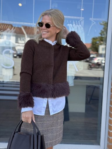 AneMone Bear Cardigan Brown