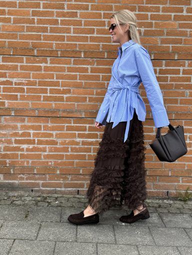 Ane Mone Tyll Skirt Brown