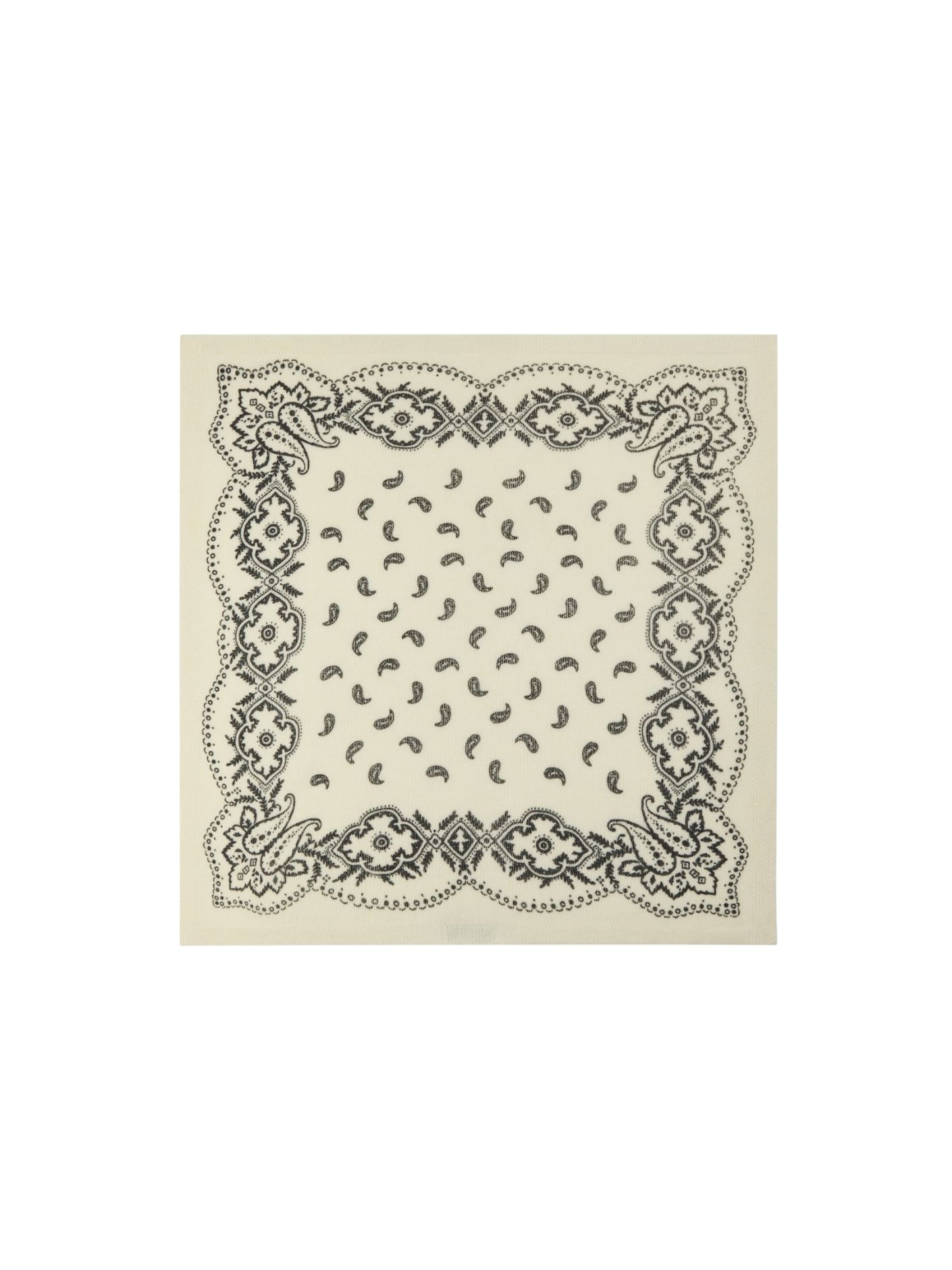 Neo Noir Adelina Paisley Knit Scarf Off White - Bilde 3