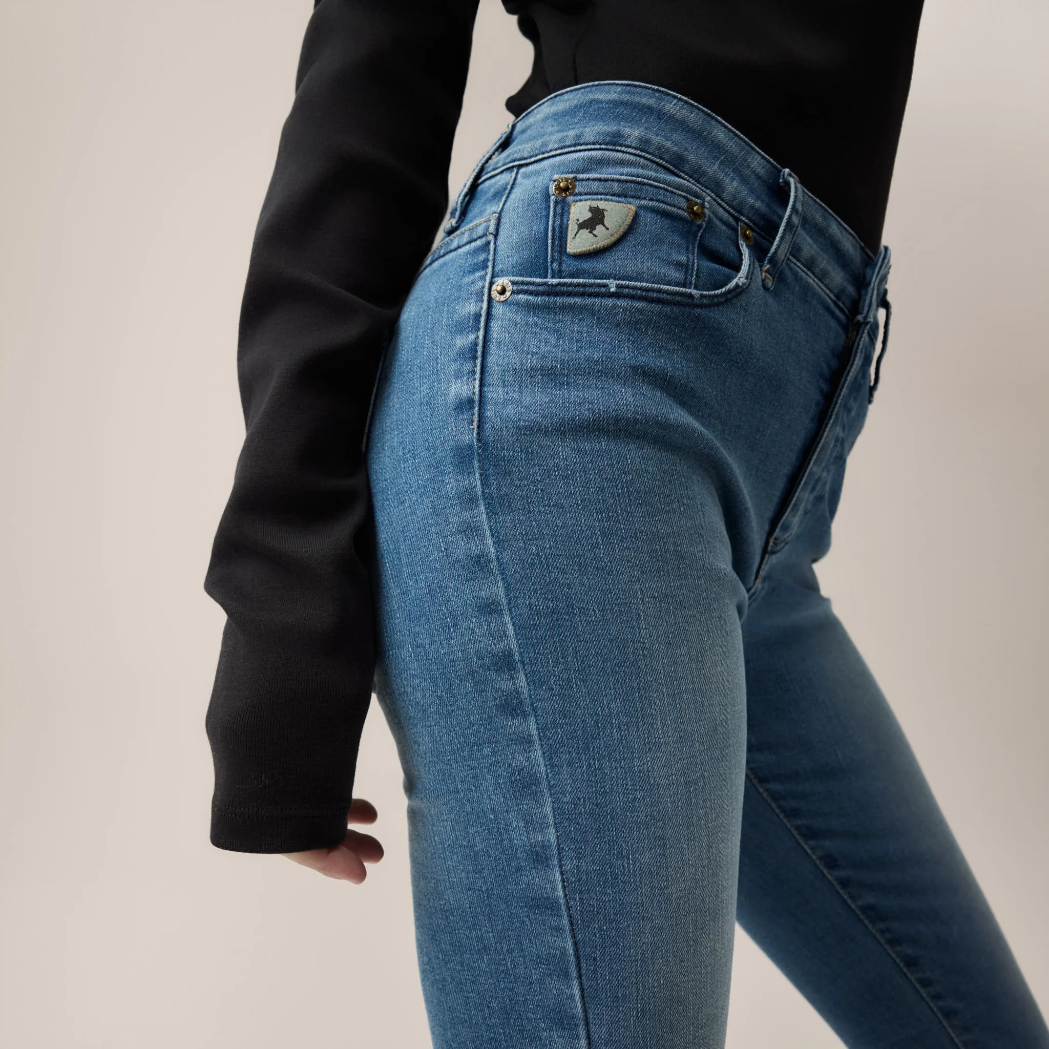 LOIS JEANS Raval L32 Lea Re Ram Cobolt Stone - Bilde 4