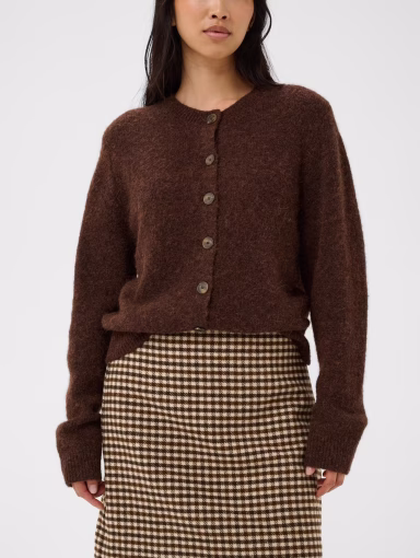 Part Two JulissaPW Skirt Brown Check
