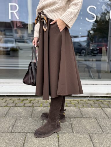 FPWL Wide Skirt Brown