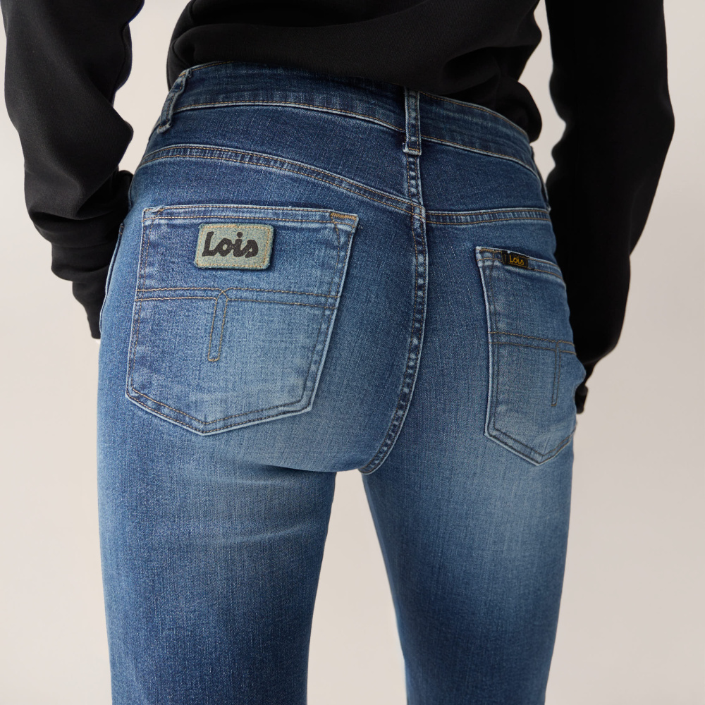 LOIS JEANS Malena L34 Bolger Cross Stone - Bilde 2