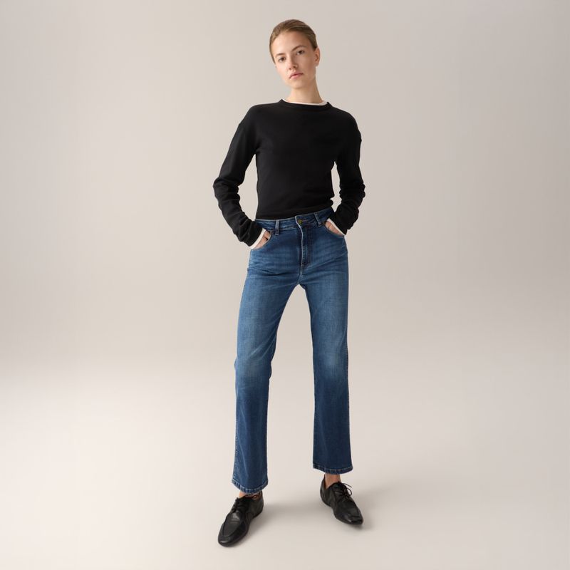 LOIS JEANS Malena L34 Bolger Cross Stone - Bilde 4