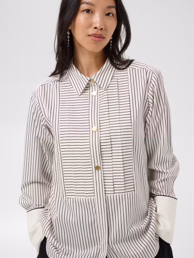 Part Two DevrimPW Shirt Black Stripe