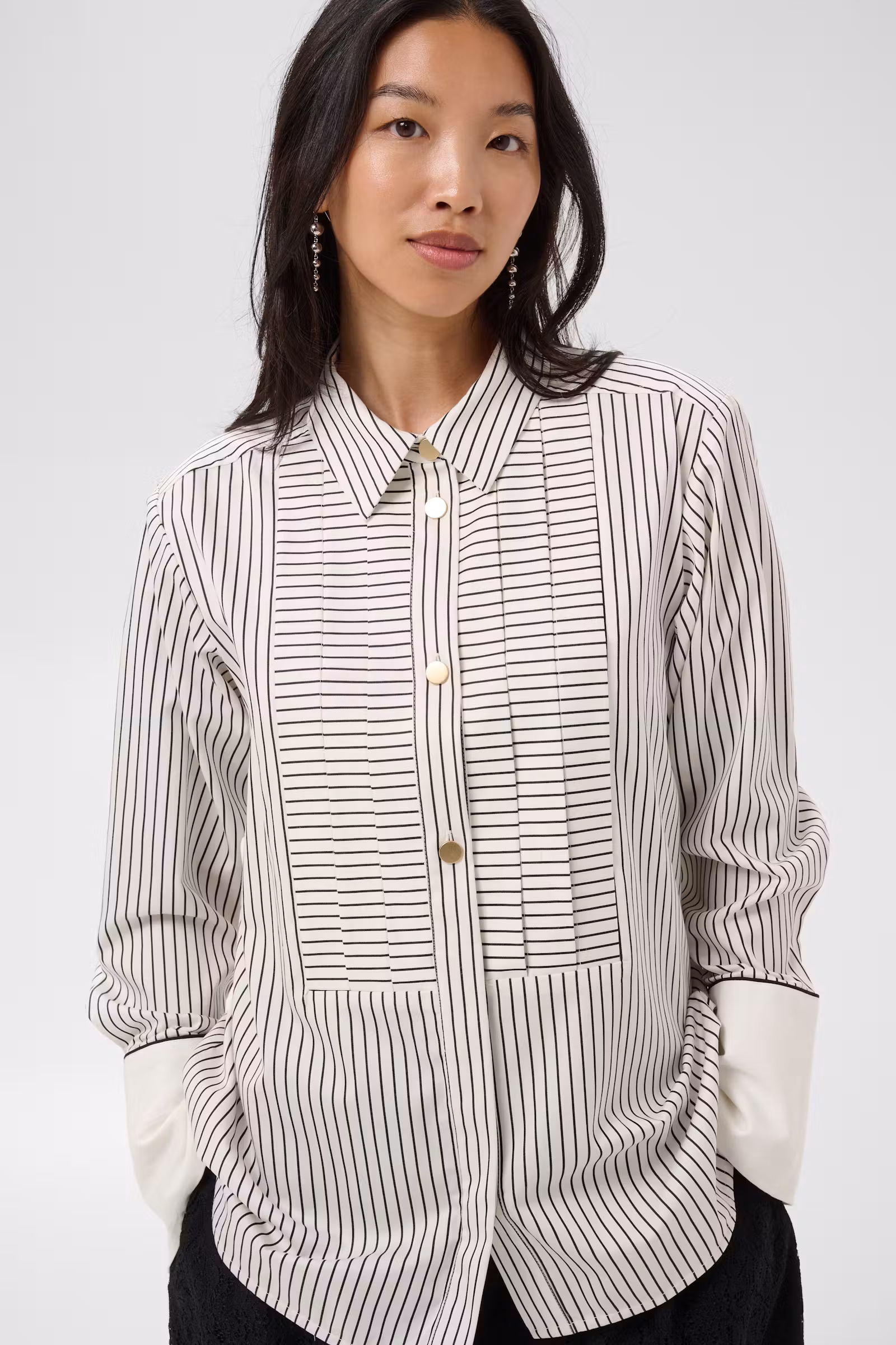 Part Two DevrimPW Shirt Black Stripe